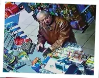  ??  ?? TOP: Traces of a deadly nerve agent were found at this Italian restaurant. ABOVE: CCTV footage shows Sergei shopping at his local convenienc­e store, Bargain Stop, just days before the attack.