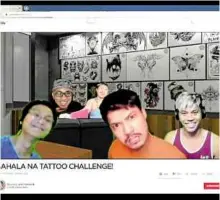  ?? —SCREENGRAB FROM VIMEO ?? Nicco Manalo, Gabo Tolentino, Norbs Portales, Anthony Falcon and Jerald Napoles in “The Boy-boy & Friends Channel” for Virgin Labfest 16