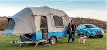  ??  ?? Nissan and Opus make it easy to go off the grid, but stay powered up with their new concept camper.