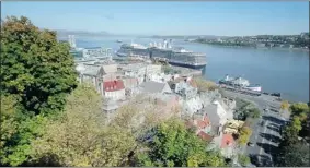  ?? PHIL REIMER POSTMEDIA NEWS ?? Quebec City is among the ports of call for cruise ships this sailing season.