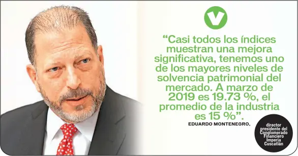  ??  ?? director presidente del Conglomera­do Financiero Imperia Cuscatlán