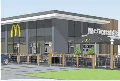  ??  ?? The planned McDonald’s off Chart Road would have had 136 seats and 53 car parking spaces