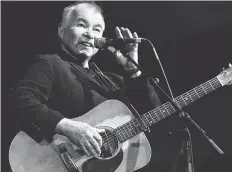  ??  ?? At 71, John Prine is still making superbly crafted music. His new album, The Tree of Forgivenes­s, contains some reflective tracks. Jason Franson