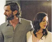  ?? DRAFTHOUSE FILMS ?? David (Michiel Huisman) and his wife Eden (Tammy Blanchard) host a dinner party in “The Invitation.”