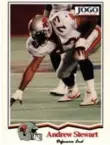  ??  ?? Stewart was traded to the B.C. Lions in 1994.