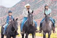  ?? COURTESY OF AMY GLAZER ?? A scene from “Kepler’s Dream,” which also stars Steven Michael Quezada, center.