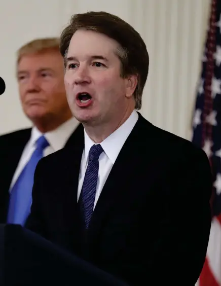  ?? Bild: EVAN VUCCI/AP/TT ?? domaren Brett Kavanaugh har nominerats av president Donald Trump till posten som USA:S näste Hd-domare.