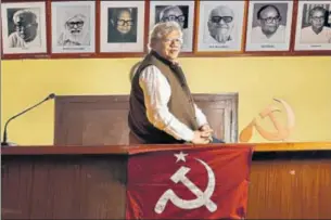  ?? RAJ K RAJ/HT FILE ?? Communist Party of India (Marxist) general secretary Sitaram Yechury said given the heterogene­ity of Indian politics, it would be difficult to say who would lead a nonBJP coalition if it comes to power.