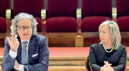  ??  ?? Al timone Maria Cristina Piovesana e Massimo Finco di Assindustr­ia