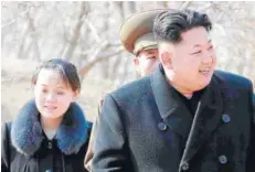  ??  ?? Kim Yo-jong nació en 1987 y vela por la imagen de su hermano.