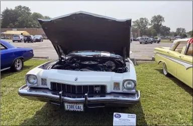  ?? KEVIN MARTIN — THE MORNING JOURNAL ?? A 1973Buick Century Regal at the All Star Vintage Car Show Aug. 22at the Lorain Community Senior Center.