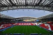  ??  ?? L’Arena de Kazan (  places) attend les Bleus.