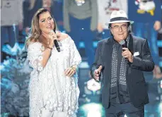  ?? FOTO: TOBIAS HASE/DPA ?? Al Bano und Romina Power bei einem Auftritt im Herbst 2018. Romina Power feiert an diesem Samstag ihren 70. Geburtstag.