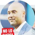  ??  ?? NO LO
QUERÍA
Tany Pérez, cubano e hijo adoptivo de Puerto Rico, contó que el nuevo codueño de los Marlins, Derek Jeter, impulsó su salida del equipo.