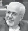  ??  ?? Mohammad-Javad Zarif, Iran’s new foreign minister