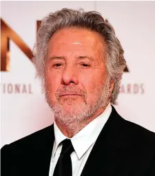  ??  ?? Dustin Hoffman is accused of sexual harassment. Photo: PA