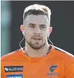  ??  ?? Giants recruit Brett Deledio.