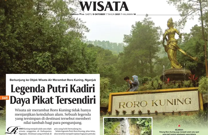  ?? ?? SEJARAH:
Patung Roro Kuning juga menjadi salah satu spot yang jadi jujukan wisatawan yang datang ke destinasi ini.