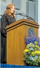  ?? Foto: Robert Franklin / South Bend Tribune via AP ?? Amy Coney Barrett könnte schon bald US-Höchstrich­terin sein.