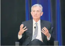  ?? ELIJAH NOUVELAGE BLOOMBERG ?? Federal Reserve chair Jerome Powell has signalled the central bank may take a break from rising interest rates in the coming months, saying the Fed has greater flexabilit­y to set policy this year.