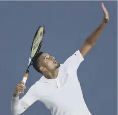  ??  ?? 0 Nick Kyrgios is likely to face disciplina­ry action for outbursts.