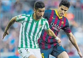  ?? FOTO: PERE PUNTÍ ?? Vadillo creció en el Betis El delantero llegó a jugar 41 partidos en Primera