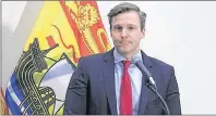  ?? FILE PHOTO ?? New Brunswick Premier Brian Gallant is rebranding portion of gasoline tax as a carbon tax.