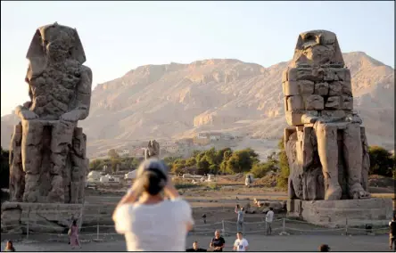  ??  ?? مصر ترمي إلى زيادة تدفقات السياح