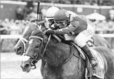  ?? DEBRA A. ROMA ?? Comical wins the Schuylervi­lle at Saratoga. She came back in the Sorrento and finished last.