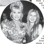  ?? M. FERGUSON, RON GALELLA LTD. ?? Ivana and Ivanka Trump at a 1995 AIDS benefit. Ivana also is mother to Donald Jr. and Eric.