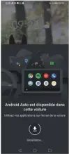  ?? A ?? ▲ Quand un smartphone compatible Android Auto se connecte pour la première fois à un autoradio compatible, il faut installer le service.