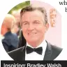  ??  ?? Inspiring: Bradley Walsh