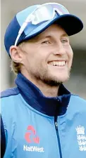  ??  ?? Putting down a marker: England captain Joe Root