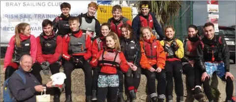  ??  ?? Instructor­s from Bray Sailing Club learn about inclusion.