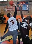  ?? CHRIS CHRISTO — BOSTON HERALD ?? Mayor Michelle Wu tosses a ceremonial jump ball during announceme­nt at Brighton High School.