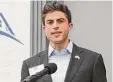  ?? Tyler Sizemore/Hearst Connecticu­t Media ?? State Rep. Matt Blumenthal, D-Stamford, is among state lawmakers advocating for legislatio­n aimed at enhancing election turnout, especially among minority communitie­s and non-English speakers.