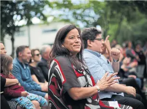  ?? CHAD HIPOLITO THE CANADIAN PRESS ?? Now Independen­t, former Liberal MP Jody Wilson-Raybould must start fundraisin­g from scratch.