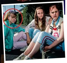  ??  ?? Talent: Liv (circled) in the TV drama Three Girls