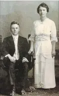  ?? FAMILY PHOTO ?? Edna has the courtship letters her father, William Davies, sent to her mother, Minnie Johnston, between 1910 and 1914.