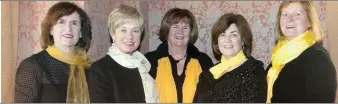  ??  ?? (L-R), Collette Craig, Pam Scanlon, Collette O’Hagan, Una O’Boyle and Phil Heraghty.