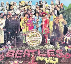  ??  ?? The Beatles’ Sgt. Pepper’s Lonely Hearts Club Band is nearing its 50th anniversar­y.