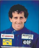  ??  ?? Alain Prost se jubiló siendo campeón