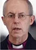  ??  ?? Crusade: Justin Welby