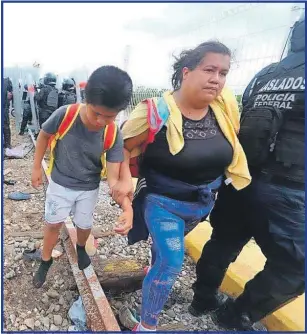  ??  ?? Derechos Humanos en Campeche piden asistencia y protección