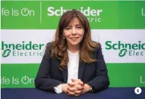  ??  ?? 5. CLAUDIA GÓMEZ, vicepresid­enta de Marketing y Ventas Internas de Schneider Electric México.