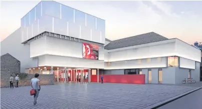  ??  ?? An artist’s impression of how Perth Theatre would look under the planners’ vision.