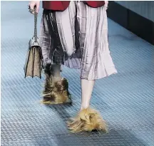  ?? — THE ASSOCIATED PRESS FILES ?? Gucci has become the latest fashion house to eliminate animal fur from its collection­s, beginning in the new year.