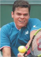  ??  ?? Le Canadien Milos Raonic - Associated Press: Michel Euler