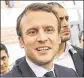  ??  ?? Independen­t centrist presidenti­al candidate Emmanuel Macron leads in opinion polls.