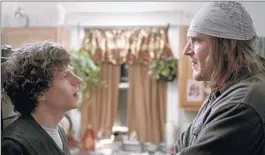  ?? Jakob Ihre A24 ?? “THE END OF THE TOUR” features the intriguing casting of Jason Segel, right, as David Foster Wallace and the adroit Jesse Eisenberg as a reporter.